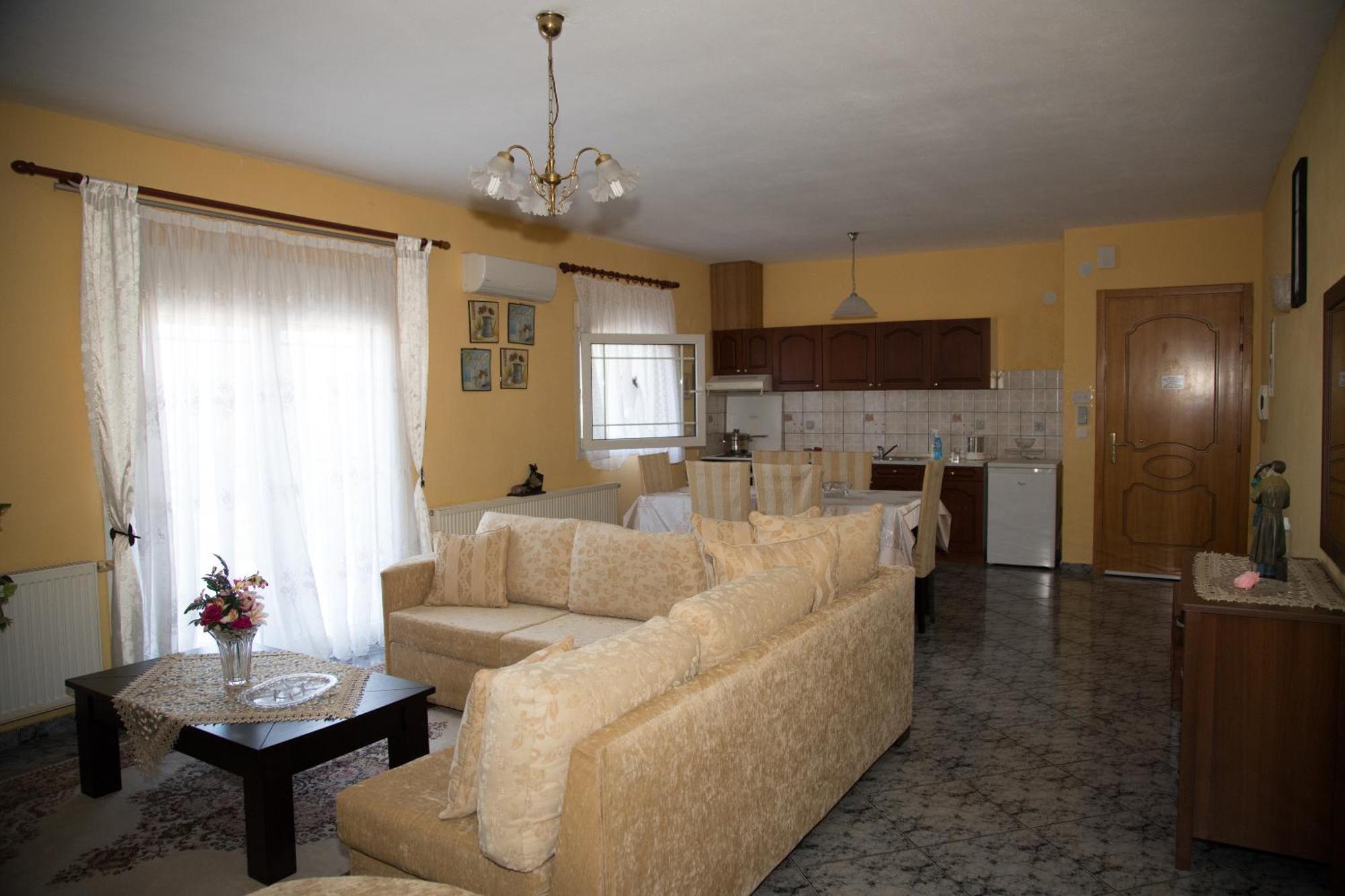 Κωστασ Μουστακλησ Apartment Krinidhes Bagian luar foto